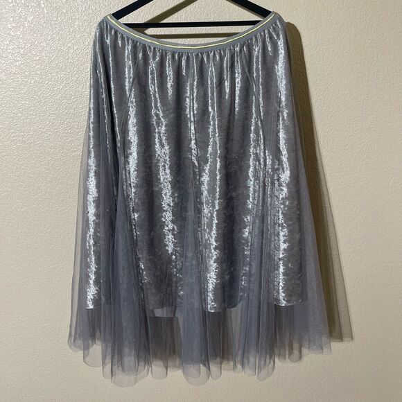 RAGA Silver and Gray Midi Skirt - Picture 2 of 7